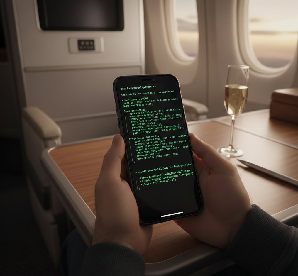 Case Study: Building a Full-Stack AI-Powered Sponsorship CRM at 35,000 Feet - on an iPhone